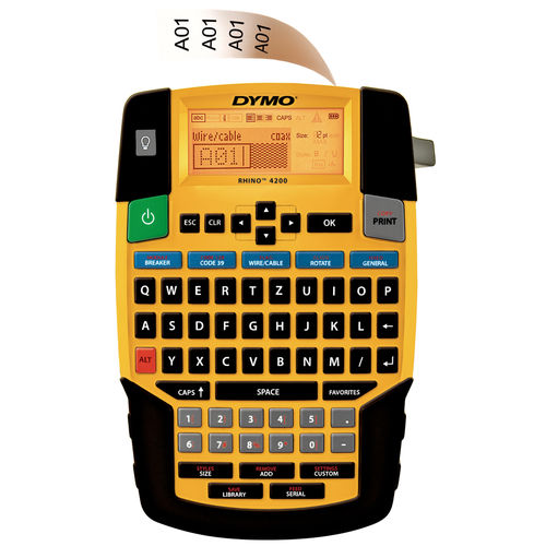 Stampante per etichette a trasferimento termico - DYMO® Industry Rhino Pro 4200 - U.I. Lapp GmbH