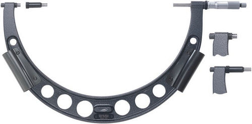 Micrometro esterno - 0817 - HELIOS-PREISSER - a cricchetto / con tasti intercambiabili