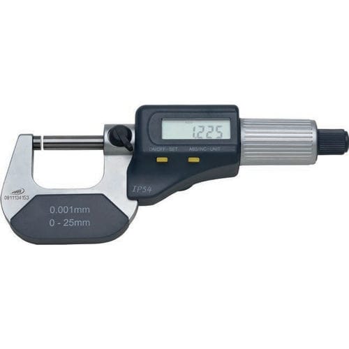 Micrometro esterno - 0912 - HELIOS-PREISSER - digitale / a cricchetto
