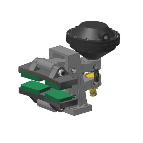 Pinza freno a frizione - IMA BRAKE SYSTEMS AND FRICTION MATERIAL INDUSTRY - con serraggio pneumatico / con rilascio a molla / per centrale eolica