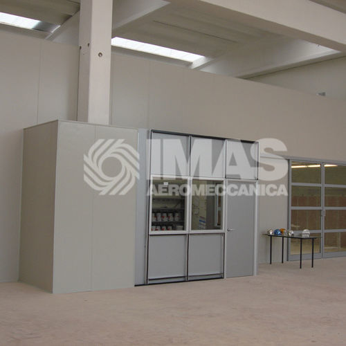 Cabina di verniciatura chiusa - IMAS AEROMECCANICA SRL - per pezzi di ricambio / per attrezzature pesanti / a filtro