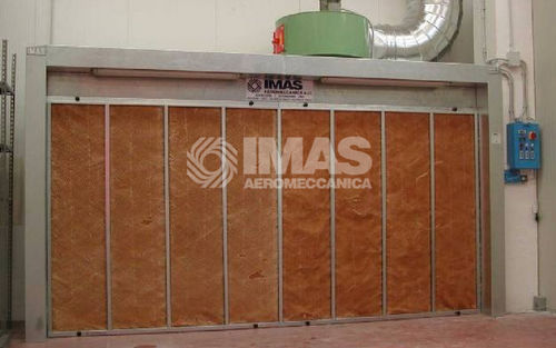 Cabina di verniciatura aperta - EN series - IMAS AEROMECCANICA SRL - per pezzi di ricambio / per veicolo / per l'industria del legno