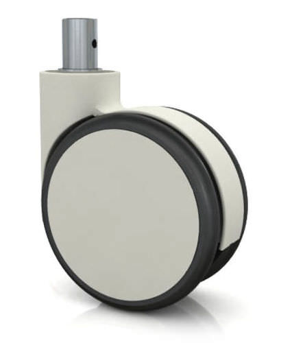Ruota girevole - S-M5-PD, S-M6-PD series - Darcor - a barra / in acciaio / in gomma