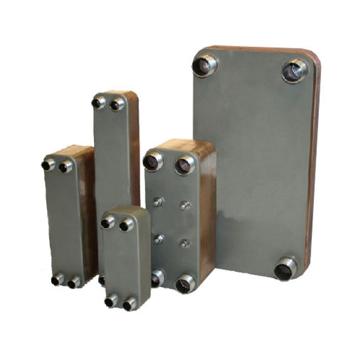 Scambiatore di calore a piastre saldo brasate - Aurora 1081BP - SHURflo - liquido/liquido / compatto
