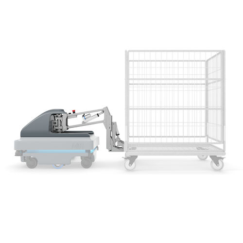 Trattore per rimorchio - MiR Hook 200 - Mobile Industrial Robots Aps - elettrico / 4 ruote / a guida automatica