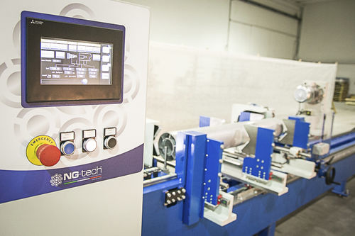 Alesatrice CNC - NG-Tech - orizzontale / per industria dell'alluminio / di fresatura