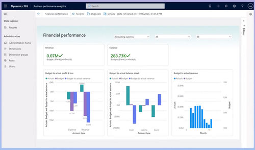 Software di gestione finanziaria - Finance - Navision - di analisi / di visualizzazione / di automatizzazione