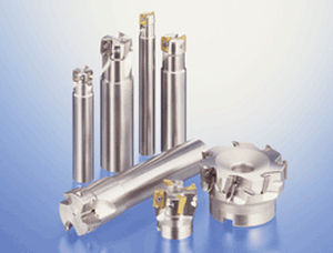 Fresa a inserti - WEX - Sumitomo Hardmetal Division - per scanalare / per acciaio / a 2 denti