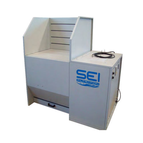 Tavola aspirante autopulente - BA Series - SEI FILTRATION SRL - per operazione di soffiaggio / per sbavatura / per rettifica