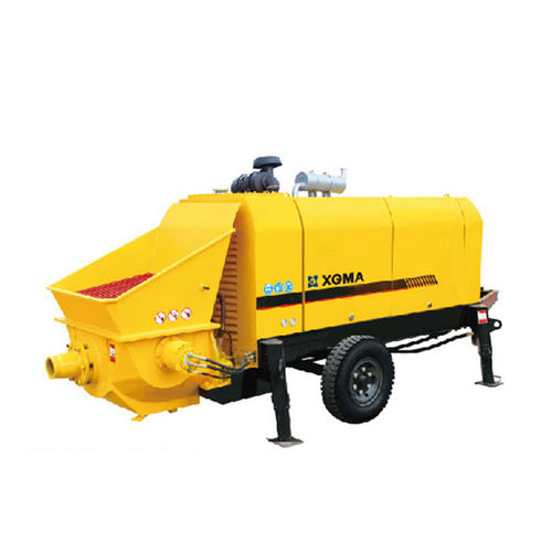 Pompa per calcestruzzo montata su rimorchio - HBT60S series  - Xiamen XGMA Machinery Co., Ltd - per cantiere / elettrica
