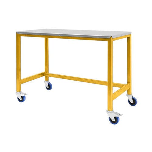 Banco da lavoro in acciaio - HI-44-AB series - Handle-iT Ltd - per assemblaggio / per officina / compatto