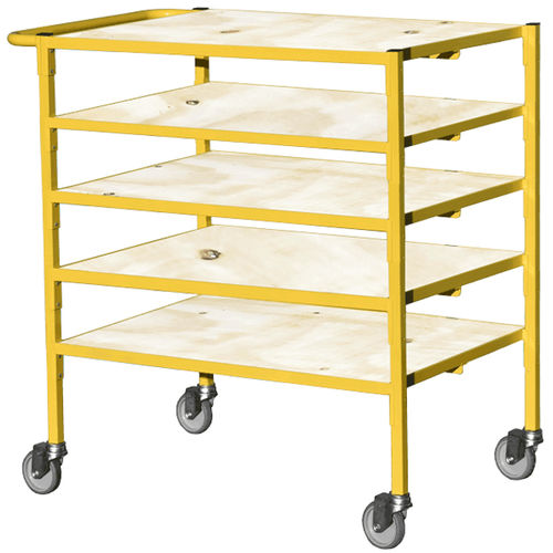 Carrello di stoccaggio - HI-MFST-08-5S series - Handle-iT Ltd - in polipropilene / in plastica / a ripiani