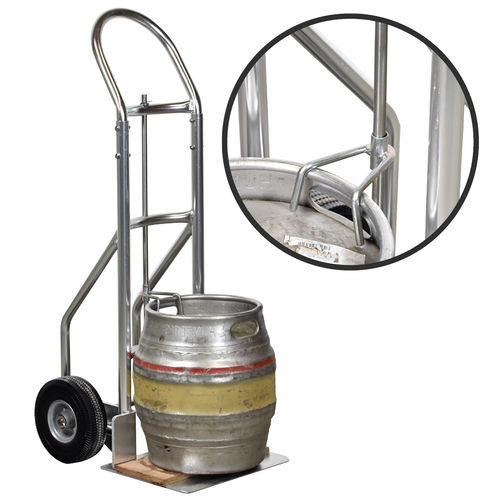 Carrello a mano per il trasporto - HI-GTA-33U-PN - Handle-iT Ltd - per fusti / in alluminio