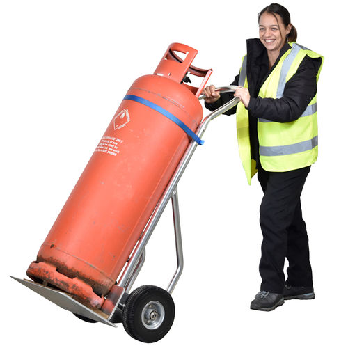 Carrello a mano per movimentazione - HI-GTA-13U-PN - Handle-iT Ltd - per bombola di gas / in alluminio