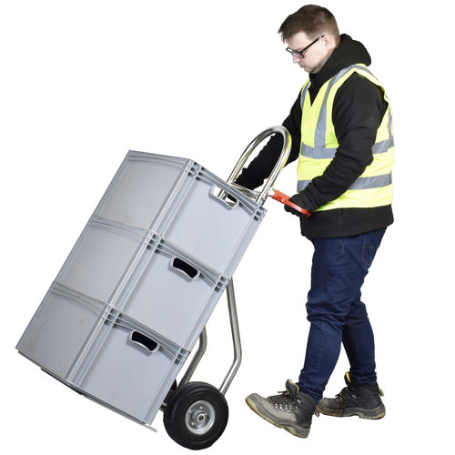 Carrello a mano per movimentazione - HI-GTA-33A-PN - Handle-iT Ltd - di casse / in alluminio