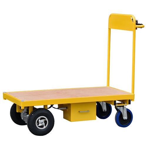 Carrello da trasporto - HI-POW-FBT-1260 - Handle-iT Ltd - in acciaio / a piattaforma / elettrico