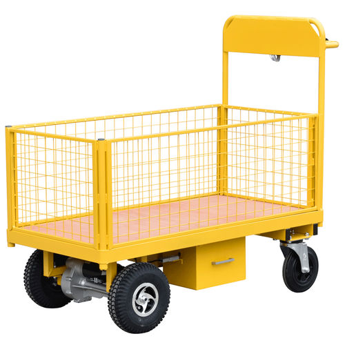 Carrello per movimentazione - HI-POW-1260-4MS400 - Handle-iT Ltd - in acciaio / a piattaforma / elettrico