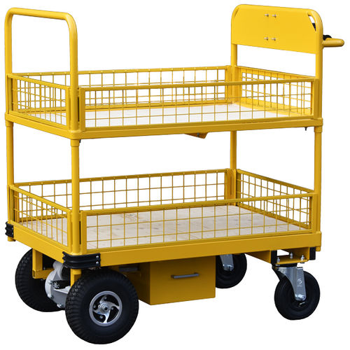 Carrello da trasporto - HI-POW-2TT-MS-1260 - Handle-iT Ltd - in acciaio / 2 livelli / a forte carico