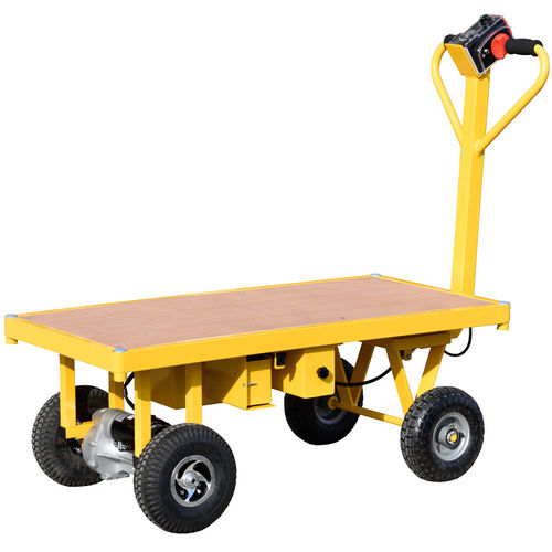 Carrello in acciaio - HI-POW-T500-1260 - Handle-iT Ltd - a piattaforma / a forte carico / elettrico