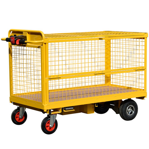 Carrello per movimentazione - HI-POW-FSC-HHS-1260 - Handle-iT Ltd - in acciaio / a motore / con rete galvanizzata
