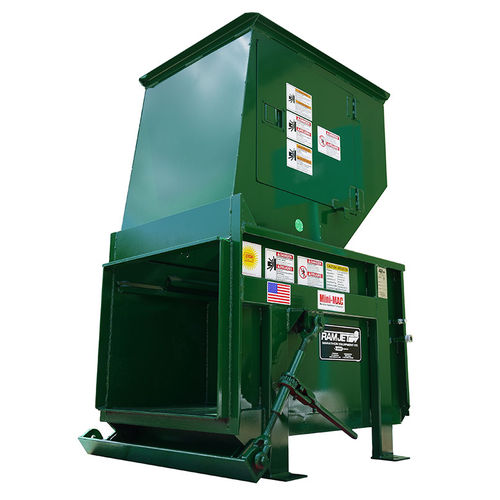 Compattatore per rifiuti misto - Mini-Mac - Environmental Service Group - fisso / orizzontale / a carico dall'alto