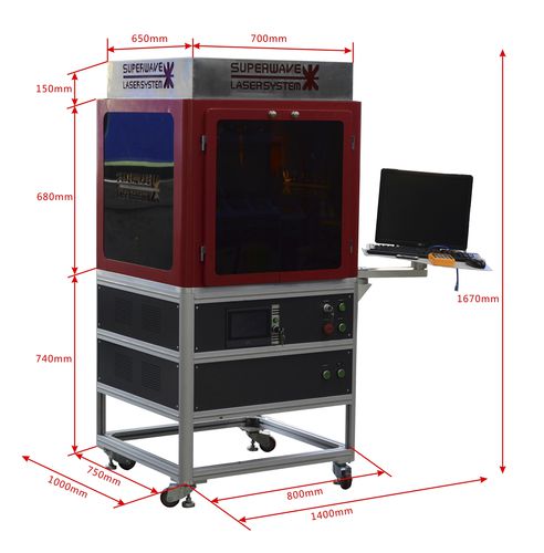Macchina da taglio laser a fibra - Shenzhen Superwave Laser Technology Co.,Ltd - per acciaio / per lamiere / CNC