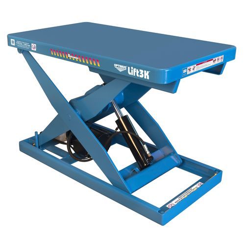 Tavola elevatrice elettroidraulica - OPTIMUS LK series - Bishamon - a forbice / stazionaria / girevole