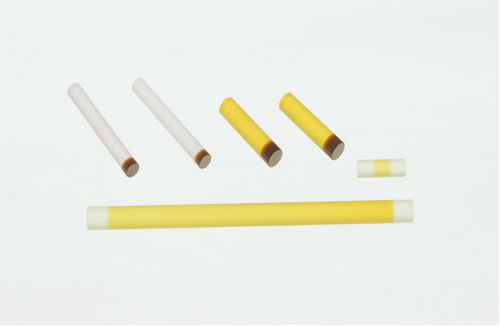 Cristallo di granato di ittrio e alluminio drogato al Nd (Nd:YAG) - Cr:YAG+Nd:YAG Rod - Union Optic Inc. - di granato di ittrio e alluminio dopato Cr (Cr:YAG) / saldato a diffusione / per laser