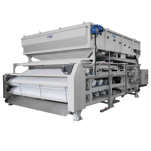 Filtro-pressa a nastro - HTE3 series - Shanghai Haibar Mechanical Engineering Co.,Ltd - automatica / continua / per trattamento di fango