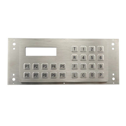 Tastiera numerica per pompa del carburante - CT-KPS26-26-RM - NingBo ChenTe electronics Technologies Co.,Ltd - 26 tasti / ad incastro / in acciaio inossidabile