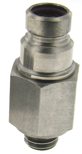 Raccordo idraulico - QDE3L-.-3. - Beswick Engineering Co, Inc. - pneumatico / rapido / in acciaio inossidabile