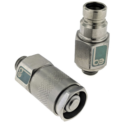 Raccordo idraulico - QDE3L-.-3. - Beswick Engineering Co, Inc. - rapido / in acciaio inossidabile / a valvola