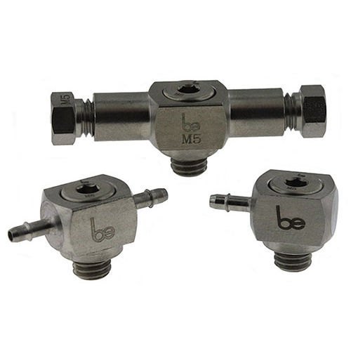 Raccordo scanalato - S5M series - Beswick Engineering Co, Inc. - per gas / ad avvitamento / tipo T