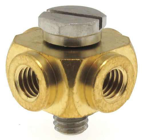Raccordo idraulico - MKS.-1010.-. - Beswick Engineering Co, Inc. - pneumatico / filettato / a croce