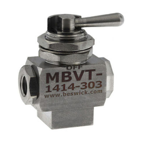 Valvola a sfera - MBVT-1414-303-. - Beswick Engineering Co, Inc. - a leva / di controllo / di selezione