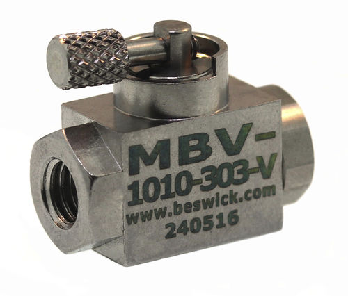 Valvola a sfera - MBV-1010.-. - Beswick Engineering Co, Inc. - manuale / di arresto / per acqua