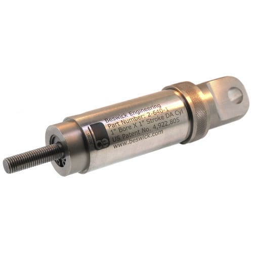 Cilindro pneumatico - 2-640.. - Beswick Engineering Co, Inc. - a doppio effetto / in acciaio inossidabile / in ottone