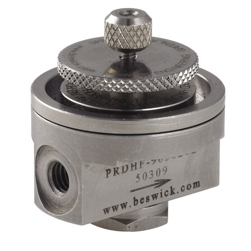 Regolatore di pressione ad alta portata - PRDHF-.N - Beswick Engineering Co, Inc. - per acqua / per aria compressa / per gas