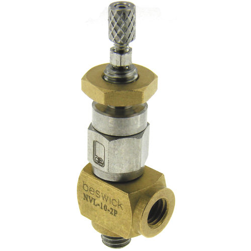 Valvola a spillo - NV..-.-..-.. - Beswick Engineering Co, Inc. - manuale / per controllo di flusso / dosatrice