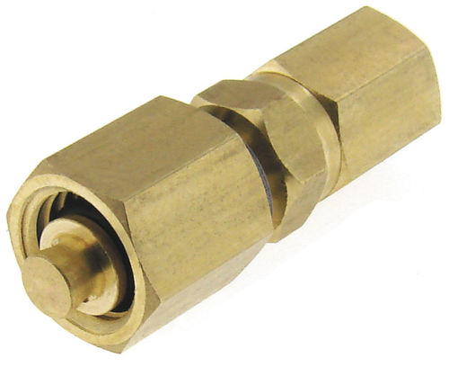 Raccordo idraulico - QDC-.F..-. - Beswick Engineering Co, Inc. - pneumatico / rapido / in ottone