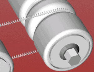 Cinghia rotonda - Dura-Belt - senza fine / in metallo / elastica