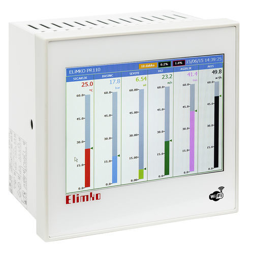 Registratore senza carta - E-PR-110 series - Elimko Elektronik Imalat ve Kontrol - digitale / di temperatura / di pressione
