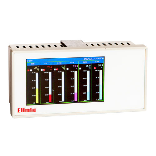 Data logger di temperatura - E-690 series - Elimko Elektronik Imalat ve Kontrol - di pressione / di tensione / universale