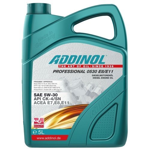 Olio di lubrificazione - PROFESSIONAL 0530 E8 E11 - ADDINOL Lube Oil - universale / sintetico / per ingranaggi