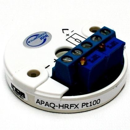 Trasmettitore di temperatura su guida DIN - APAQ-HRF - Alf-Sensor - Pt100 / 2 cavi / analogico