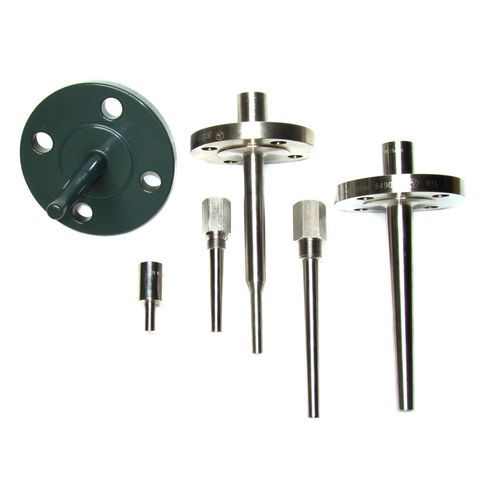 Pozzetto termometrico con flangia - T-WELL - Alf-Sensor - fisso / in acciaio inossidabile / per  termocoppia