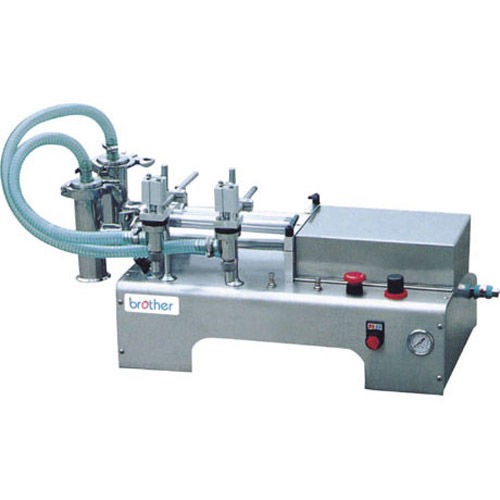 Macchina di riempimento semiautomatica - SYF - ZHEJIANG BROTHER PACKING MACHINERY CO.,LTD - per bottiglie / a pistone