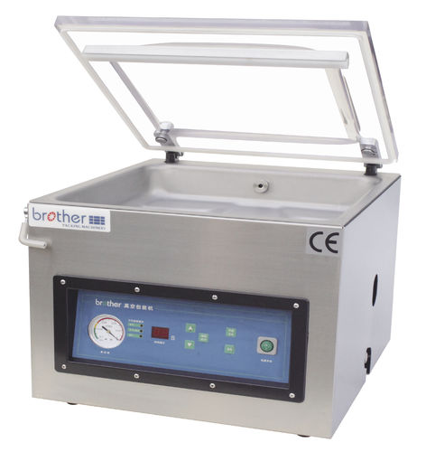 Macchina di confezionamento manuale - VM400TE - ZHEJIANG BROTHER PACKING MACHINERY CO.,LTD - sottovuoto / orizzontale / da tavolo