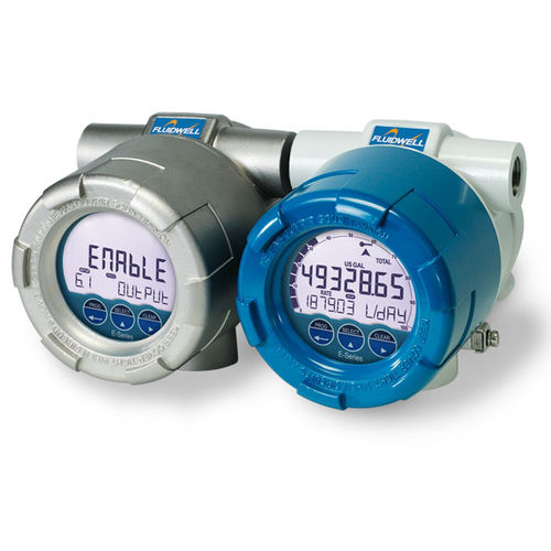 Indicatore totalizzatore di portata - E110 - Fluidwell bv - display LCD / antideflagrante / con uscita analogica