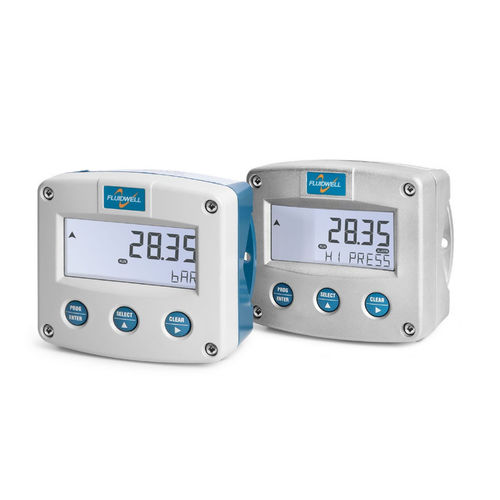Indicatore di pressione assoluto - F053 - Fluidwell bv - con display LCD / in poliammide / in alluminio